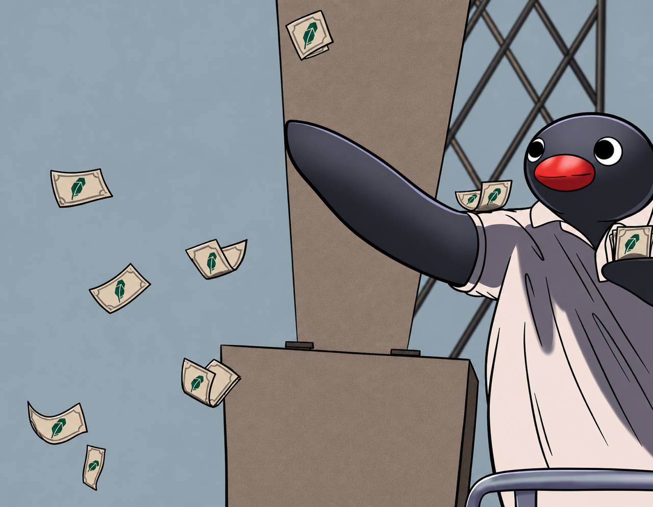 noot tossing robinhood bills